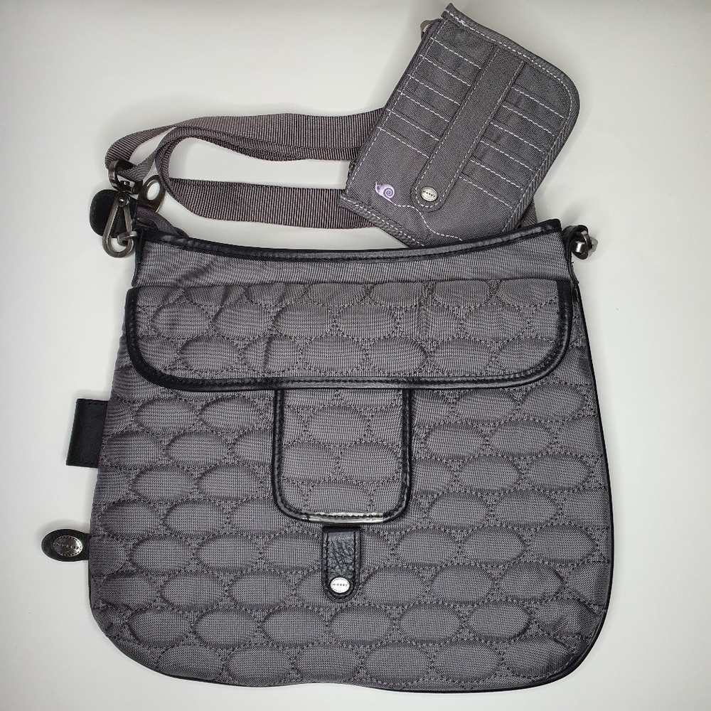 Mosey by Baggallini Quilted Shoulder Bag w/ Matching Wallet - Like new